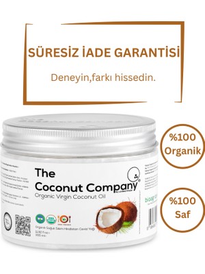 The Coconut Company Organik Soğuk Sıkım Hindistan Cevizi Yağı - 335ML