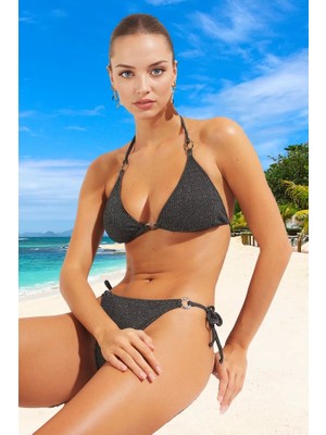 Modern Üçgen Bikini Takımı Uv Korumalı Yüksek Konfor Şık Detaylı Plaj ve Havuz Için