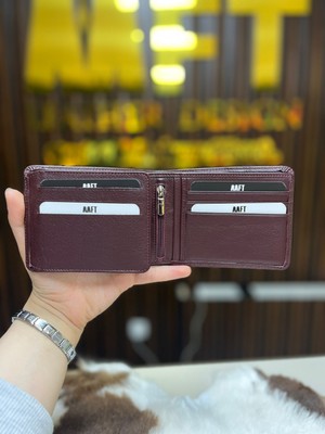 Hakiki Deri Erkek Fermuarlı Cüzdan – Isim Yazılı, Kişiye Özel | Ramsey 2405