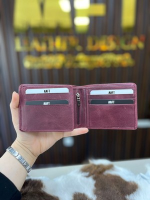 Hakiki Deri Erkek Fermuarlı Cüzdan – Isim Yazılı, Kişiye Özel | Ramsey 2405