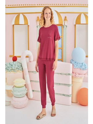 Sevim 15881 Bayan Baskılı Pijama Takım 25Y