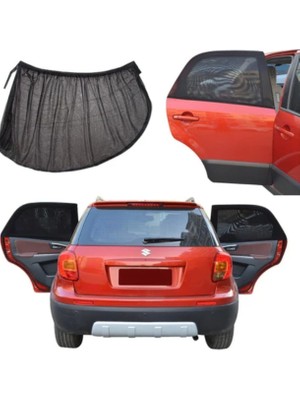 2 Adet Araba Arka Yan Cam Anne Bebek Çocuk Emzirme Perdesi Oto Araç Arka Yan Cam Perde Güneşlik Örtüsü