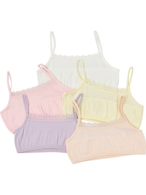 Katia & Bony Kız Çocuk 5'li Ince Askılı Büstiyer Çok Renkli