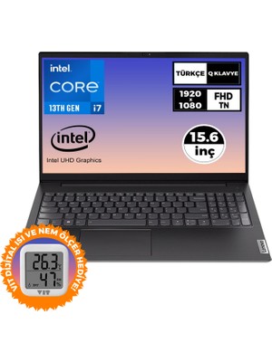 Lenovo V15 Gen 4 I7-1355U 8gb 512GB SSD 15.6" Fhd W11P Laptop + Vıt Termometre 83A100KXTR 029
