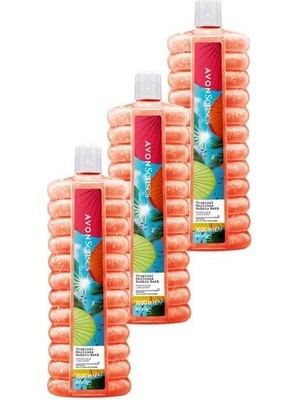 Avon Tropical Mexicana Çarkıfelek ve Limon Kokulu Banyo Köpüğü 1 Lt. Üçlü Set