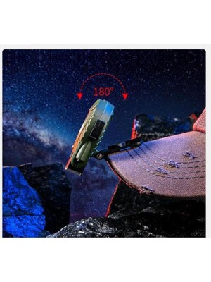 Rohs Şarj Edilebilir Su Geçirmez Şapka Işıkları, Şapka Feneri, Çalışma Işığı, Çalışma Feneri, Outdoor Fener