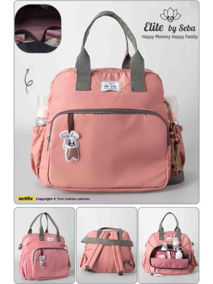 Elite Luna Gül Kurusu Anne Bebek Bakım Çantası