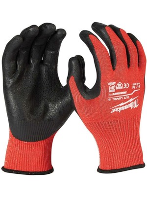 Milwaukee 3. Derece Kesik Korumalı Nitril Eldiven - L/9 Blistersiz (4938471421)