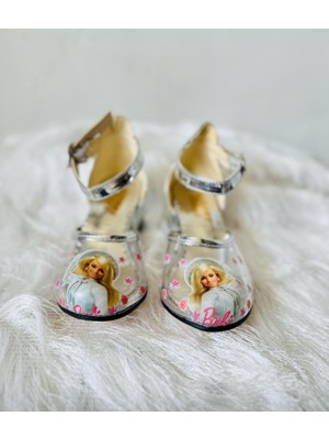 Gala Şeffaf Barbi Baskılı Topuklu Ayk