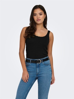 Only Only   Onlgemma Sl U-Neck Knt Noos Kadın Siyah Kazak - 15314659