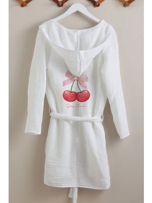 Tuğba Kuğu 4 Kat Müslin Bornoz - Summer Vibes