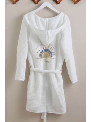 Tuğba Kuğu 4 Kat Müslin Bornoz - Summer Vibes