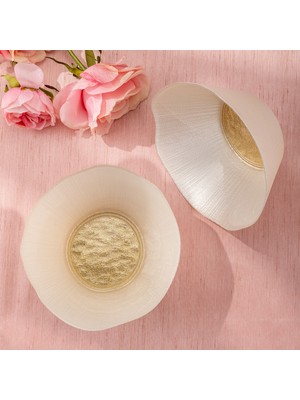 Emsan Golden 2 Parça Cam Konik Kase 21 cm
