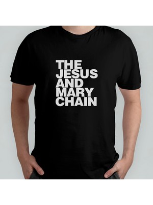 Pixxa The Jesus And Mary Chain Unisex %100 Pamuklu Bisiklet Yaka T-Shirt Model 1