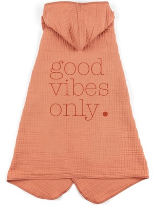 Tuğba Kuğu 4 Kat Müslin Kapüşonlu Havlu - Policolor Serisi - Dot