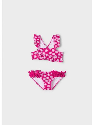 Mayoral Yazlık Kız Çocuk Deniz Kabuğu Baskılı Bikini Mayo - Pembe