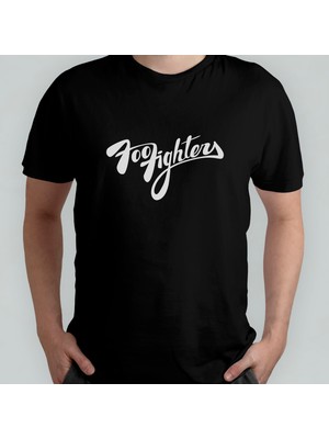 Pixxa Foo Fighters Unisex %100 Pamuklu Bisiklet Yaka T-Shirt Model 1