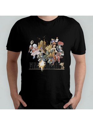 Pixxa Final Fantasy Ix Unisex %100 Pamuklu Bisiklet Yaka T-Shirt