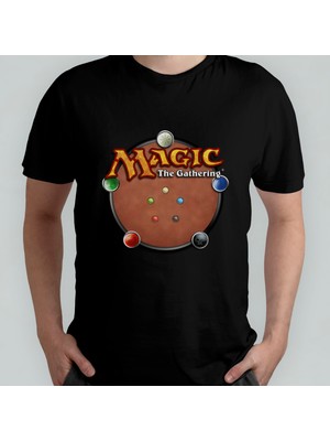 Pixxa Magic The Gathering Unisex %100 Pamuklu Bisiklet Yaka T-Shirt