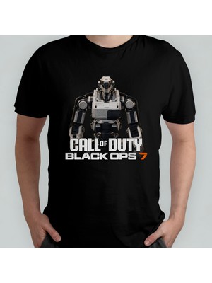 Pixxa Call Of Duty Black Ops 7 Temalı Unisex %100 Pamuklu Bisiklet Yaka T-Shirt Model 2