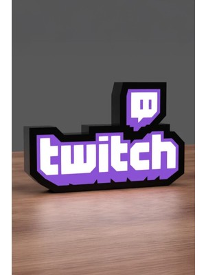 MEKTrend Twitch Logolu Dekoratif Aydınlatma
