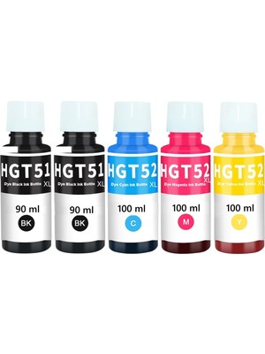 Hp Ink Tank 410 (Z6Z95A)/ 415 (Z4B53A) / Smart TANK500 (4SR29A) Uyumlu GT51/GT52XL Mürekkep Seti