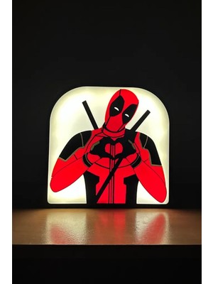 Deadpool Tasarımlı Dekoratif Aydınlatma