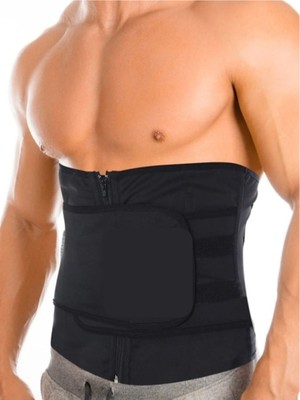 Serenity Haven Unisex Balenli Termal Performans Kemeri Sauna Etkili Karın Bölgesi İçin Gri