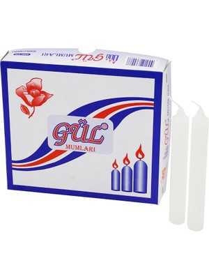 Büyük  Beyaz Mum  20Lİ Kutu (5148)