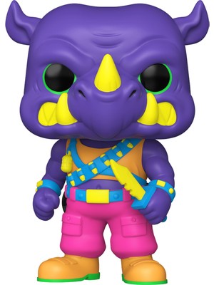 Funko Pop! Digital - Teenage Mutant Ninja Turtles - Rocksteady (Black Light) Digital Nft Release (Legendary) #333