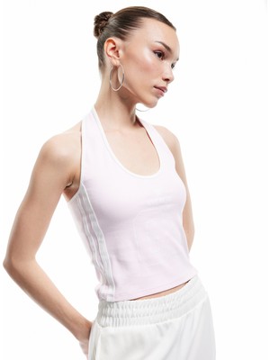 Koton Pamuklu Kolsuz Biyeli Slim Fit Pamuklu Halter Yaka Bluz