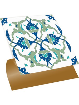 Kendinden Yapışkanlı Çini 01 Desenli Pvc Karo 30X30 cm (33 Adet) 3m2