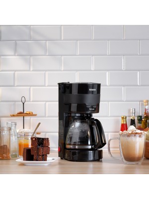 Schafer Robusta Filtre Kahve Makinesi - Siyah - 800 Watt