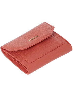Tergan Pembe Hakiki Deri Kadın Cüzdan - S1CB00005809-S2A