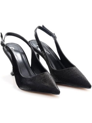 Pisagor PS-32140 7 cm Topuklu Kadın Stiletto Abiye Ayakkabı