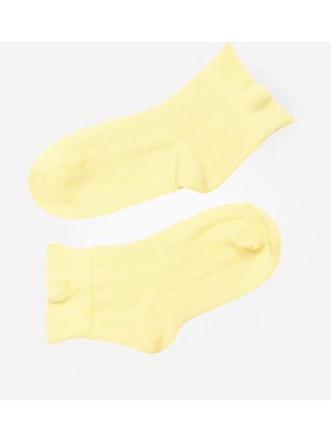 Katia & Bony Kadın Bileği Fırfırlı Step Çorap Sarı