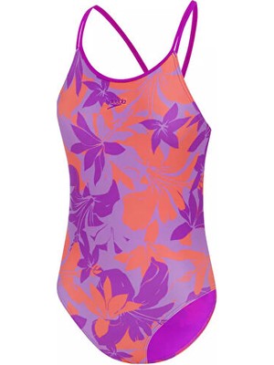 Speedo Alo Pt Twnstrp Jf Pink Kız Çocuk Mayosu 8-00313618141 Pembe