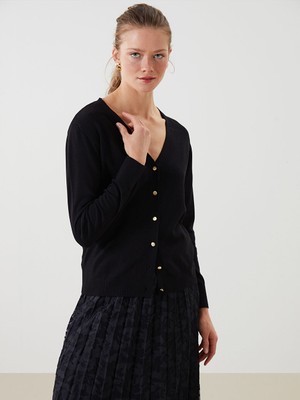 Lc Waikiki Yeni Sezon V Yaka Kadin Triko Hirka - S5LS52Z8