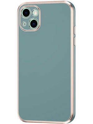 iPhone 13 Kılıf Mbtm Bark Kapak-Petrol Yeşil