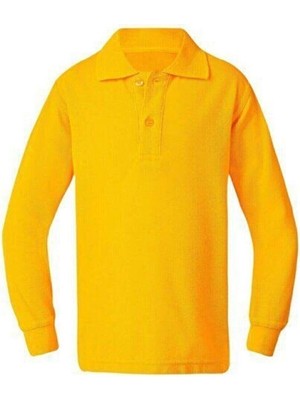 Mavimoure Polo Yaka Kısa Kollu Unısex Okul Tişörtü Gösteri Kıyafeti Günlük Kıyafet Çocuk/yetişkin