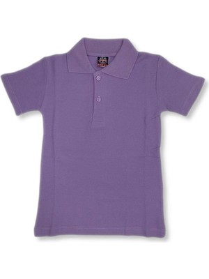 Unisex Çocuk Polo Yaka Kısa Kol Okul T-Shirt