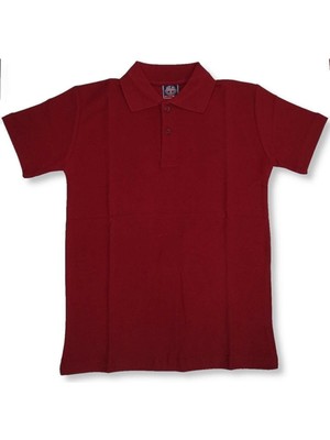 Unisex Çocuk Polo Yaka Kısa Kol Okul T-Shirt