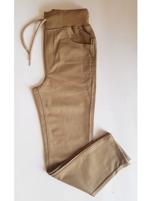 Tontişler Bebek Ve Çocuk Giyim Likralı Beli Tam Lastikli Okul Pantolonu Erkek Çocuk Günlük Slim Fit Kumaş