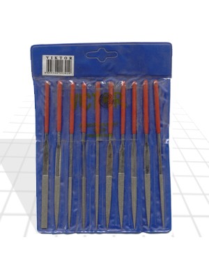 Vınko 10 Lu Elmas Saatçi Eğe Seti 140 X 50 X 3 Mm. (1 Takım)