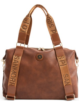 Kadın Çok Gözlü Ayarlanabilir Çapraz Askılı El ve Omuz Çantası