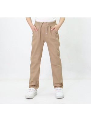 Kids Beli Lastikli Bağcıklı Okul Pantolonu