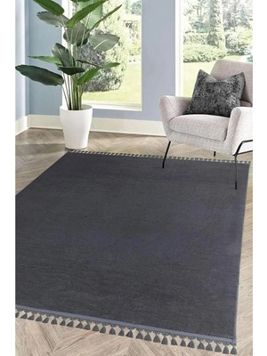 Saraz Halı Ekstra Puffy Peluş Yıkanabilir Halı Ultra Yumuşak Beyaz Modern Tasarım 40 x 60 cm