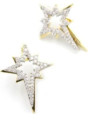 Kuzey Yıldızı Küpe - Altın