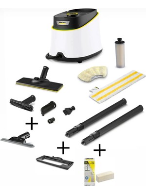Sc 3 Deluxe Buharlı Temizlik Makinesi  Cam Temizleme Aparatı Halı Başlığı