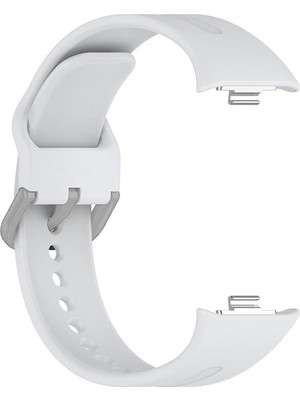 Forzacase Xiaomi Redmi Wach 5 ile Uyumlu Tokalı Çizgi Desen Silikon Kordon Kayış - FC1062